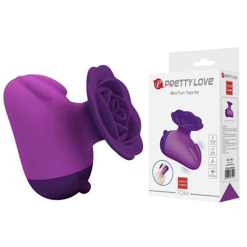 PRETTY LOVE - RECHARGEABLE CLITORAL STIMULATOR 7 MODES PURPLE