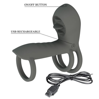 PRETTY LOVE - PEN SLEEVE WITH DUAL STIMULATION AND ORAL EFFECT