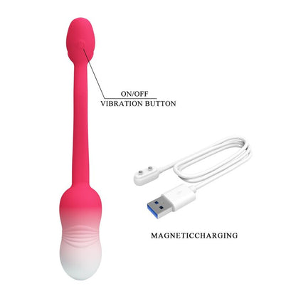 PRETTY LOVE - PULSEN APP CONTROL VIBRATING EGG 12 FUNCTIONS USB RECHARGEABLE PINK