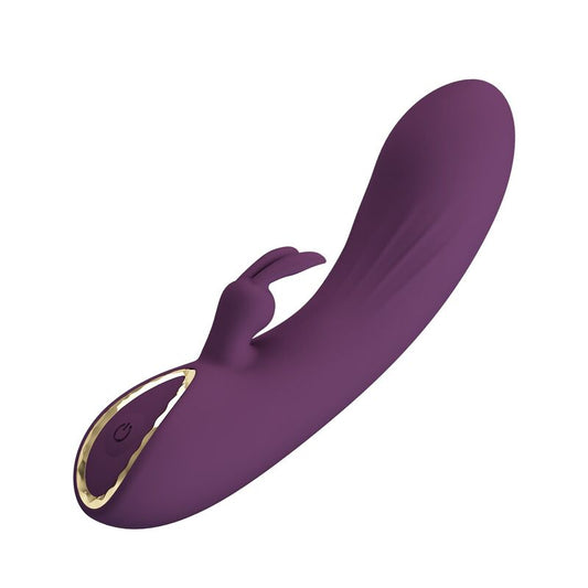 PRETTY LOVE - LANDYN UPPLADDNINGBAR KANINVIBRATOR 10 FUNKTIONER LILA
