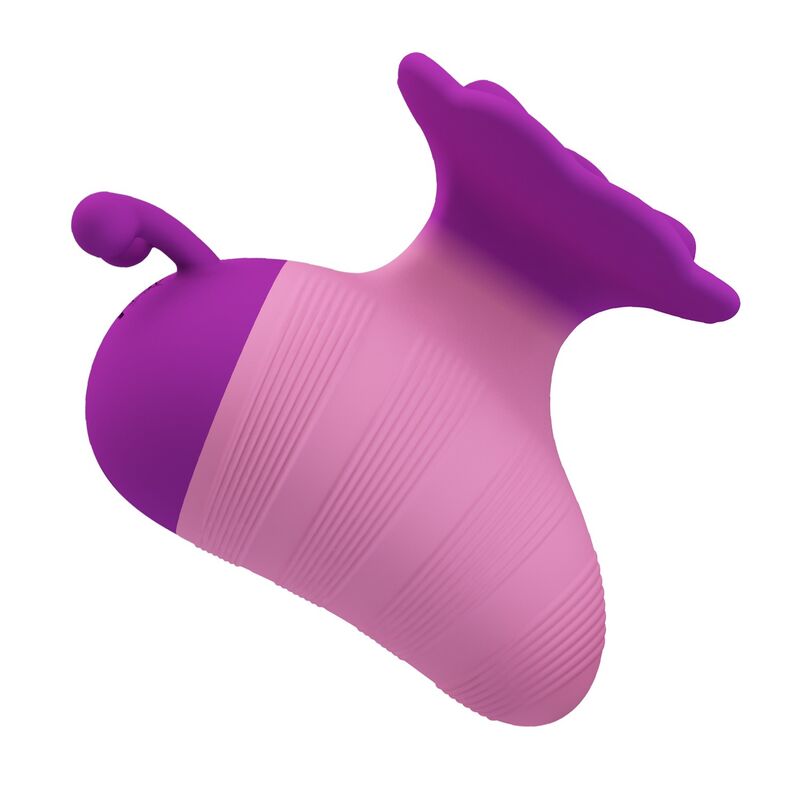 PRETTY LOVE - LITTLE BEE RECHARGEABLE CLITORAL STIMULATOR 7 MODES PURPLE-PINK