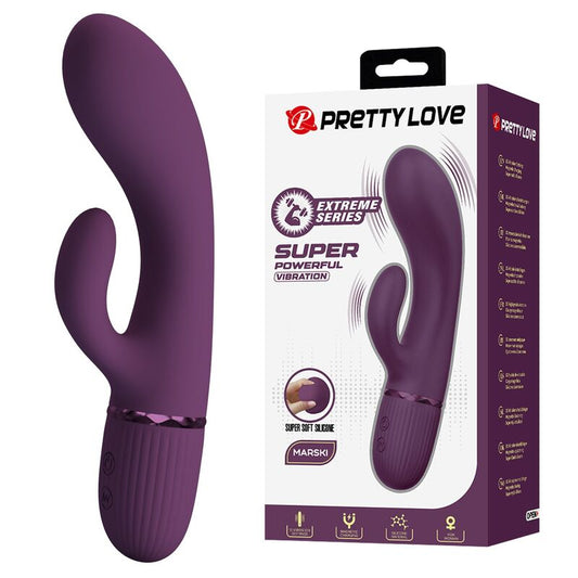 PRETTY LOVE - MARGIE UPPLADDNINGBAR KANINVIBRATOR 10 FUNKTIONER LILA