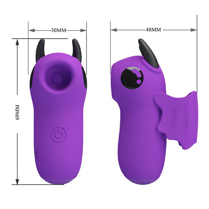PRETTY LOVE - MAGIC DEVIL PURPLE RECHARGEABLE FINGER STIMULATOR