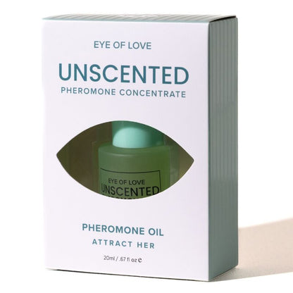 EYE OF LOVE - PHEROMONE-INFUSED PERFUMED OIL FOR MEN, FRAGRANCE-FREE, 20 ML