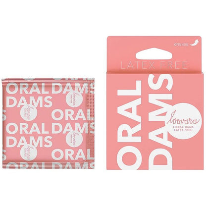 LOOVARA - ORAL DAMS LATEX-FREE ORAL BARRIERS 3 PCS