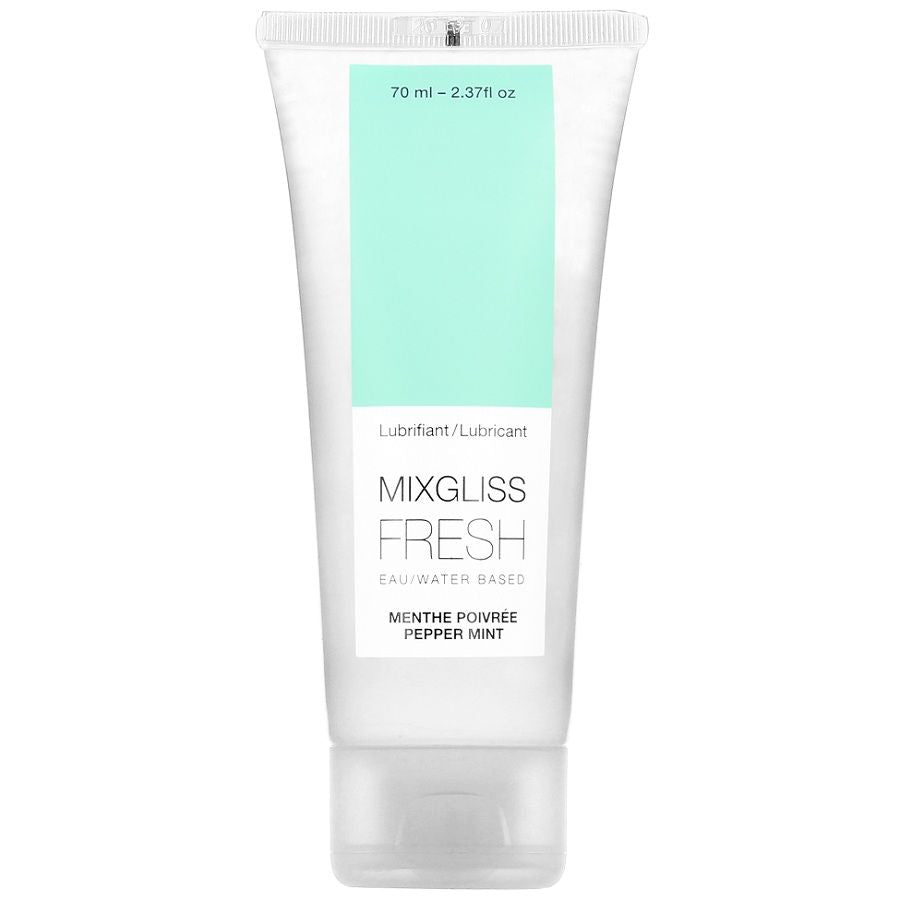MIXGLISS - WATER BASED LUBRICANT EFFECT COLD MINT FLAVOR 70 ML - Kink&Play