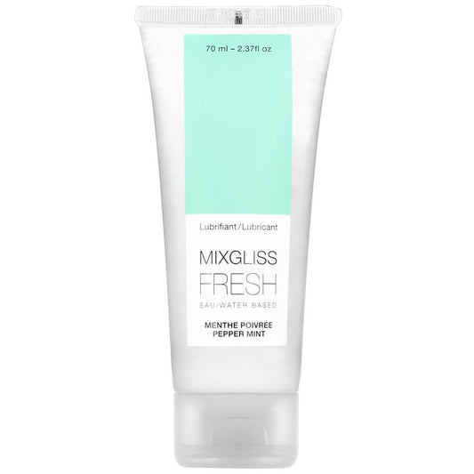 MIXGLISS - WATER BASED LUBRICANT EFFECT COLD MINT FLAVOR 70 ML - Kink&Play