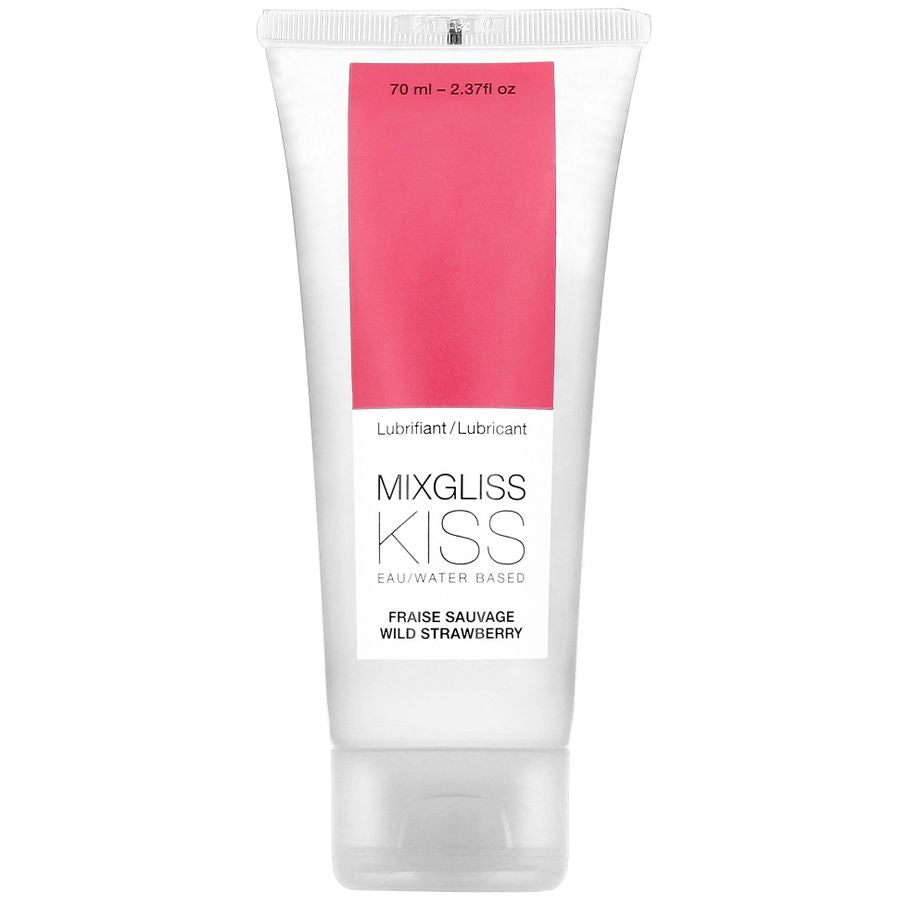 MIXGLISS - WATER BASED LUBRICANT STRAWBERRY FLAVOR 70 ML - Kink&Play