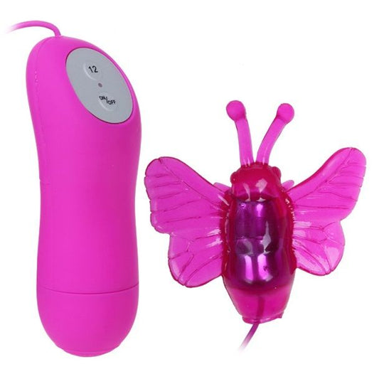 BAILE - SÖT HEMLIG FJÄRILSSTIMULATOR VIBRATOR 12V