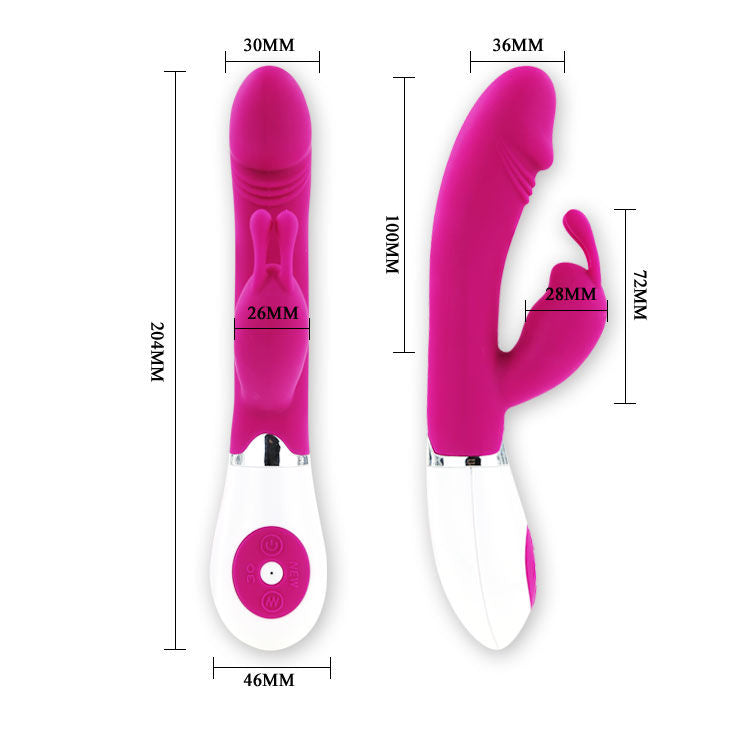 PRETTY LOVE - FLIRTATION VIBRATOR WITH RABBIT GENE - Kink&Play