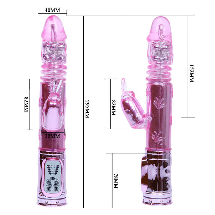 BAILE - THROBBING BUNNY PINK RAMPANT ROTATOR - Kink&Play