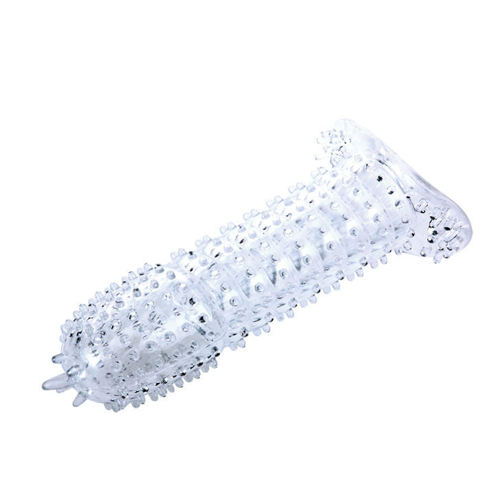 BAILE - PENIS SHEATH WITH PINK STIMULATING POINTS 14 CM - Kink&Play