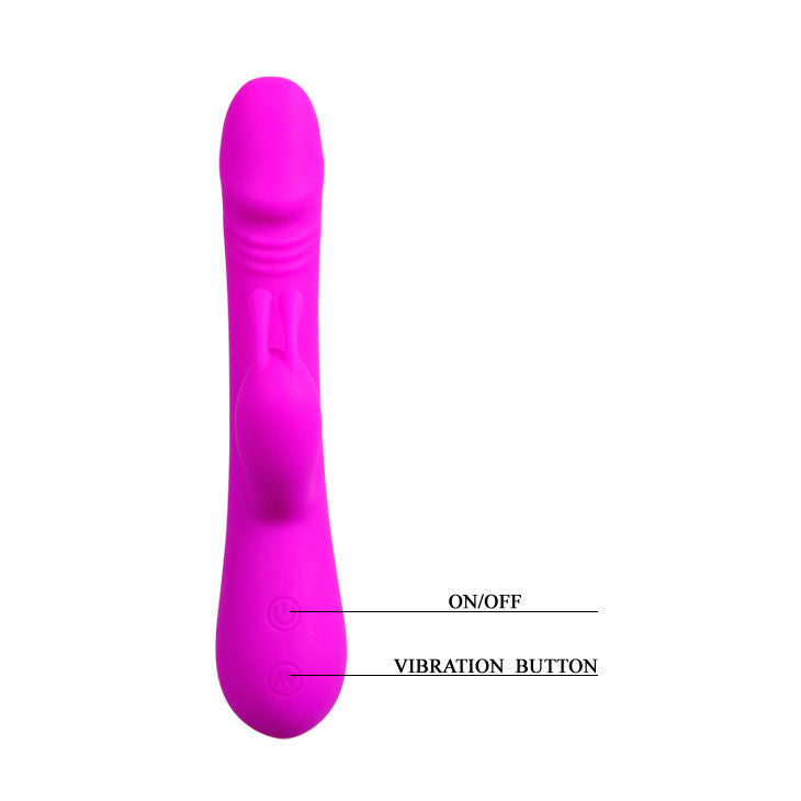PRETTY LOVE - FLIRTATION VIBRATOR WITH RABBIT CLEMENT - Kink&Play