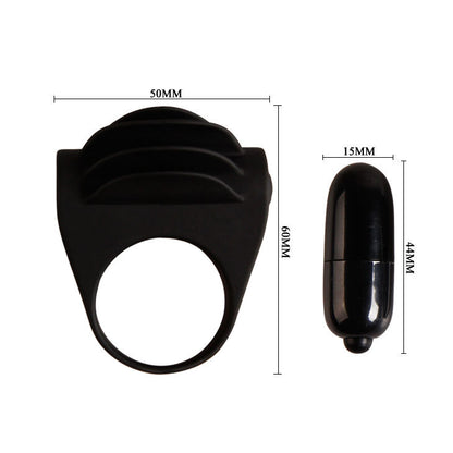 PRETTY LOVE - CHESTER BLACK VIBRATOR RING - Kink&Play