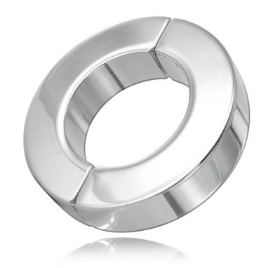METAL HARD - STAINLESS STEEL TESTICLE RING 14MM - Kink&Play
