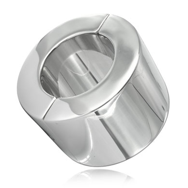 METAL HARD - STAINLESS STEEL TESTICLE RING 56MM - Kink&Play
