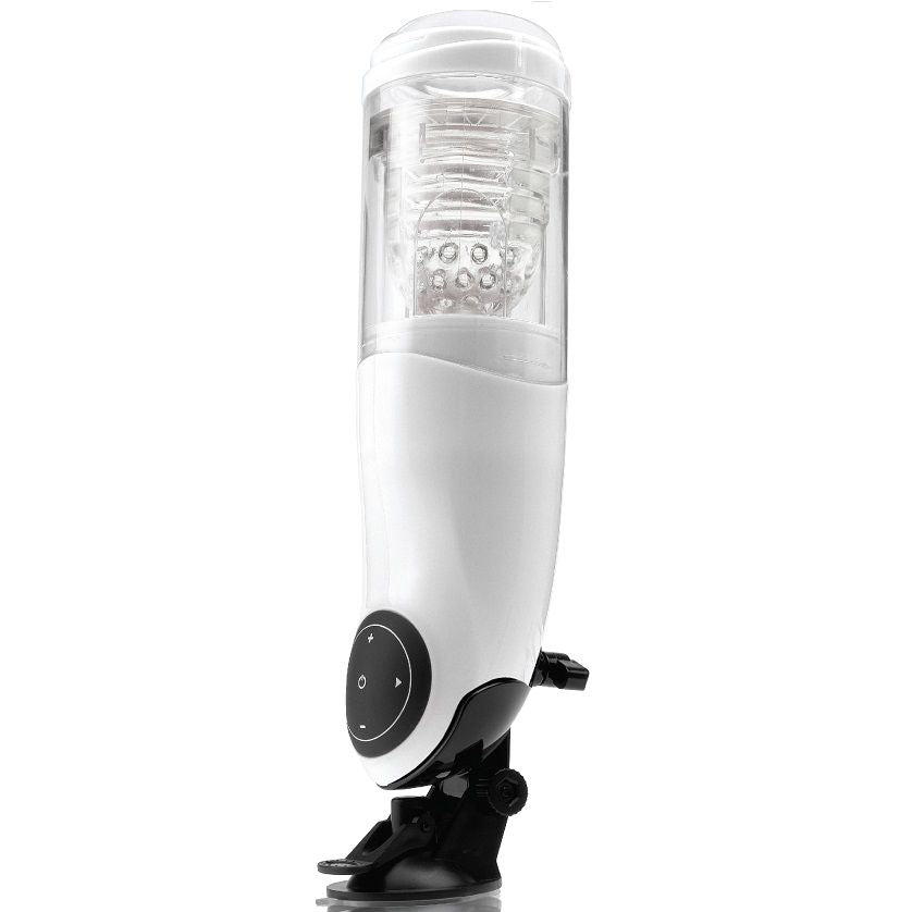 EXTREME TOYZ - PDX MEGA BATOR USB MALE MASTURBATOR VAGINA WHITE - Kink&Play