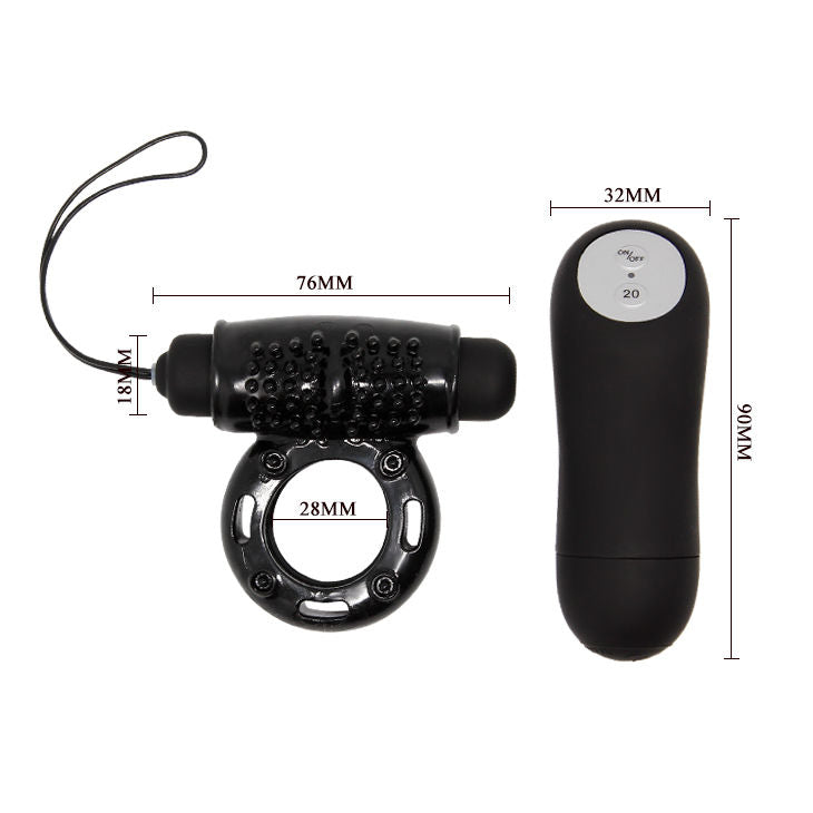 BAILE - RING REMOTE CONTROL BLACK 20V - Kink&Play
