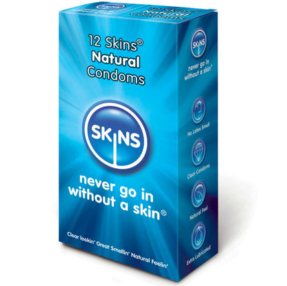 SKINS - CONDOM NATURAL PACK 12 - Kink&Play