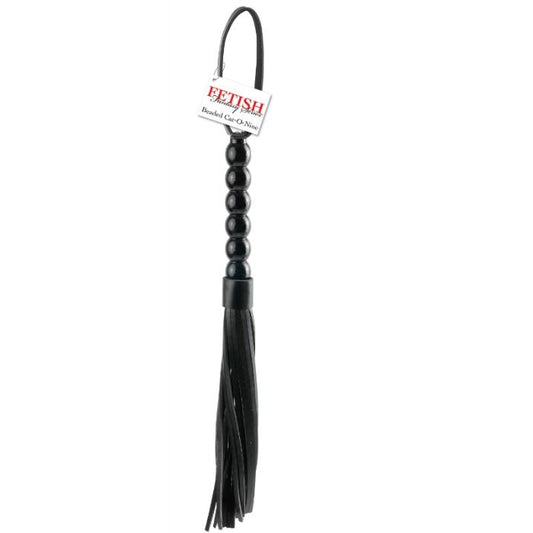 FETISH FANTASY SERIES - SERIES BEADED CAT-O-NINE TAILS - Kink&Play