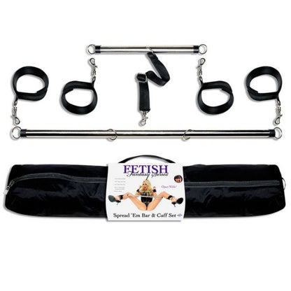 FETISH FANTASY SERIES - SERIES SPREAD EM BAR AND CUFF SET - Kink&Play