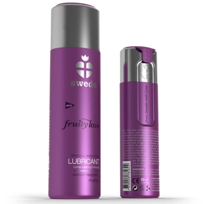 SWEDE - FRUITY LOVE LUBRICANT RASPBERRY RHUBARB 50 ML - Kink&Play