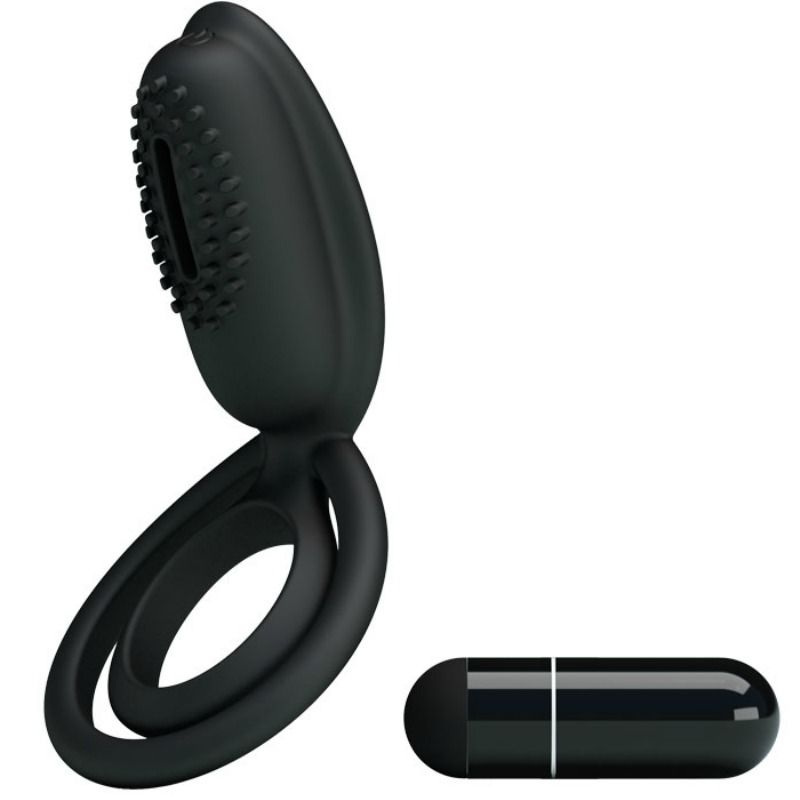 PRETTY LOVE - ESTHER VIBRATING RING WITH STIMULATOR - Kink&Play