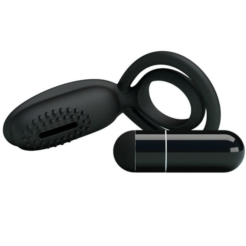 PRETTY LOVE - ESTHER VIBRATING RING WITH STIMULATOR - Kink&Play