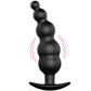 PRETTY LOVE - ANAL PLUG SILICONE EXTRA STIMULATION AND 12 VIBRATION MODES BLACK REMOTE CONTROL
