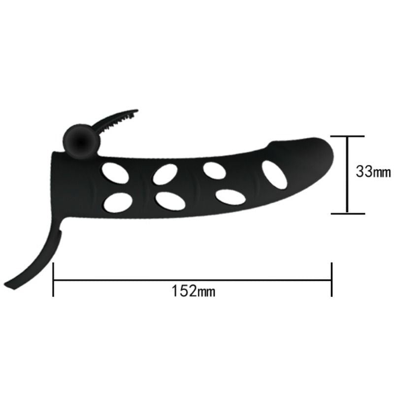 PRETTY LOVE - SILICONE COVER WITH VIBRATION 15.2 CM - Kink&Play