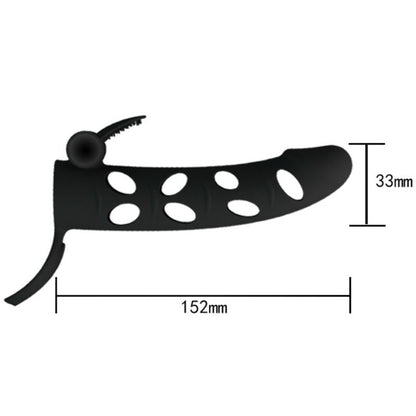 PRETTY LOVE - SILICONE COVER WITH VIBRATION 15.2 CM - Kink&Play