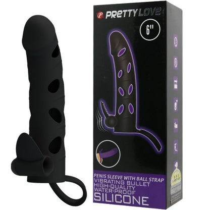 PRETTY LOVE - SILICONE COVER WITH VIBRATION 15.2 CM - Kink&Play