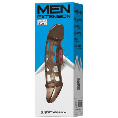 BAILE - PENIS EXTENSION SLEEVE WITH VIBRATION AND STRAP 13.5 CM - Kink&Play
