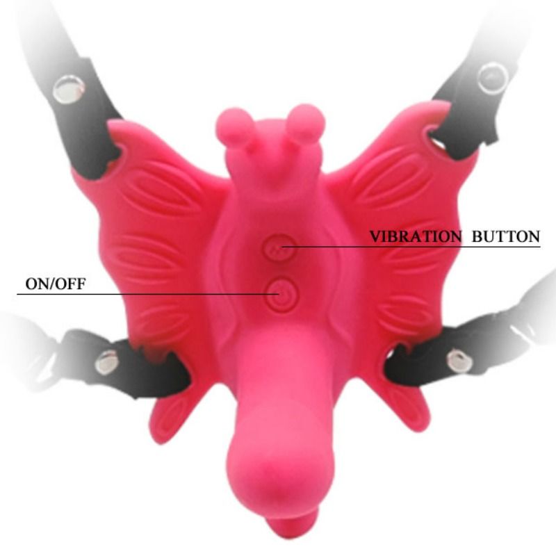 BAILE - ULTRA PASSIONATE VIBRATING BUTTERFLY HARNESS - Kink&Play