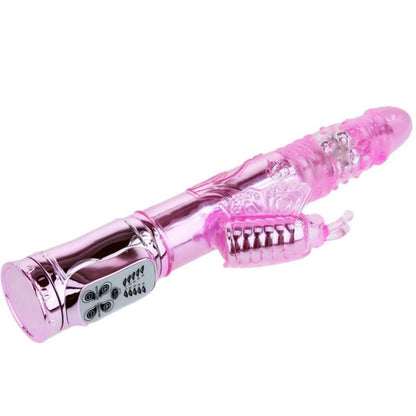BAILE - RECHARGEABLE VIBRATOR WITH ROTATION AND THROBBING BUTTERF STIMULATOR - Kink&Play