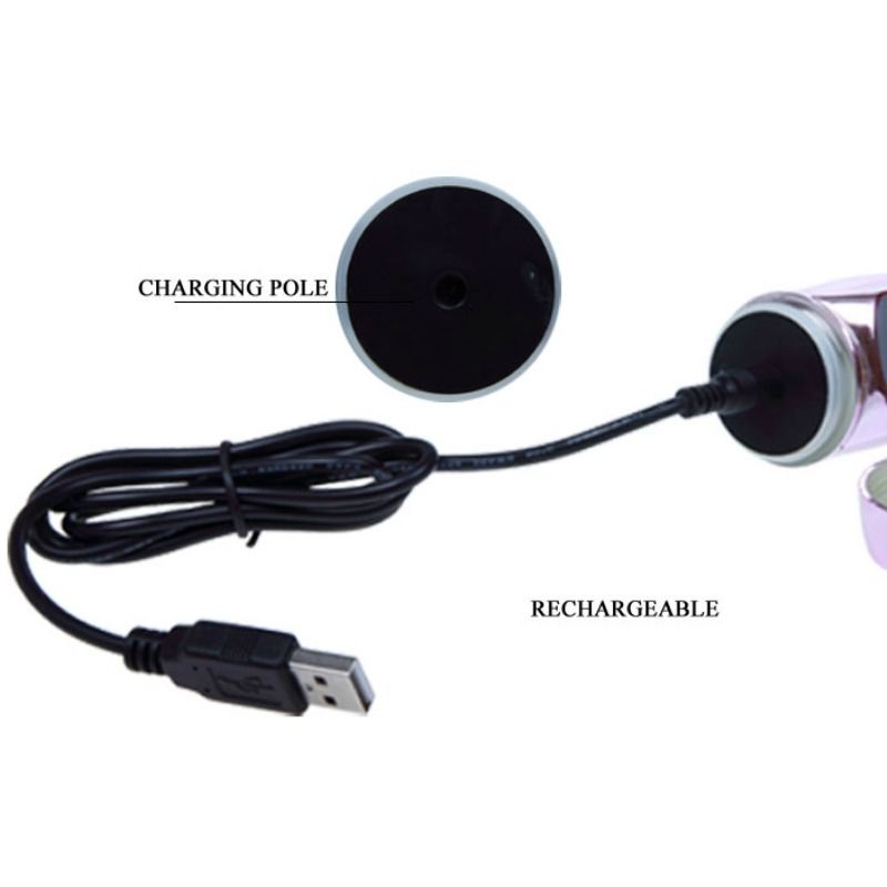 BAILE - RECHARGEABLE VIBRATOR WITH ROTATION AND THROBBING BUTTERF STIMULATOR - Kink&Play