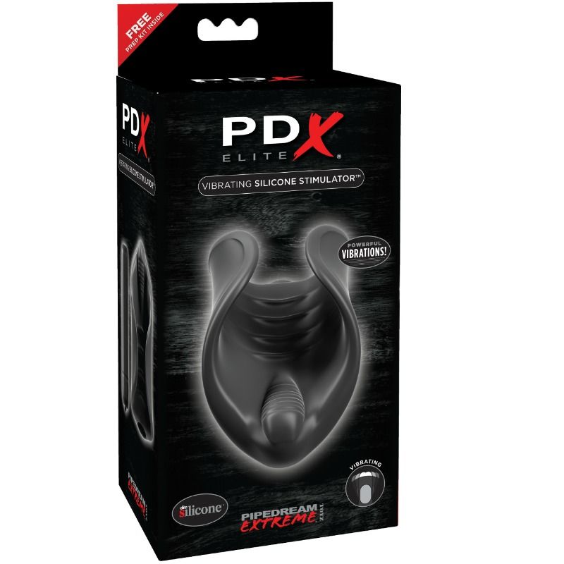 PDX ELITE - VIBRATING SILICONE STIMULATOR - Kink&Play