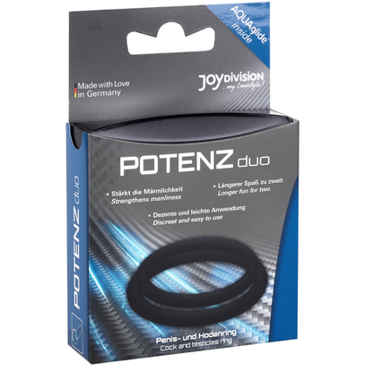 JOYDIVISION POTENZDUO - BLACK RINGS - M - Kink&Play