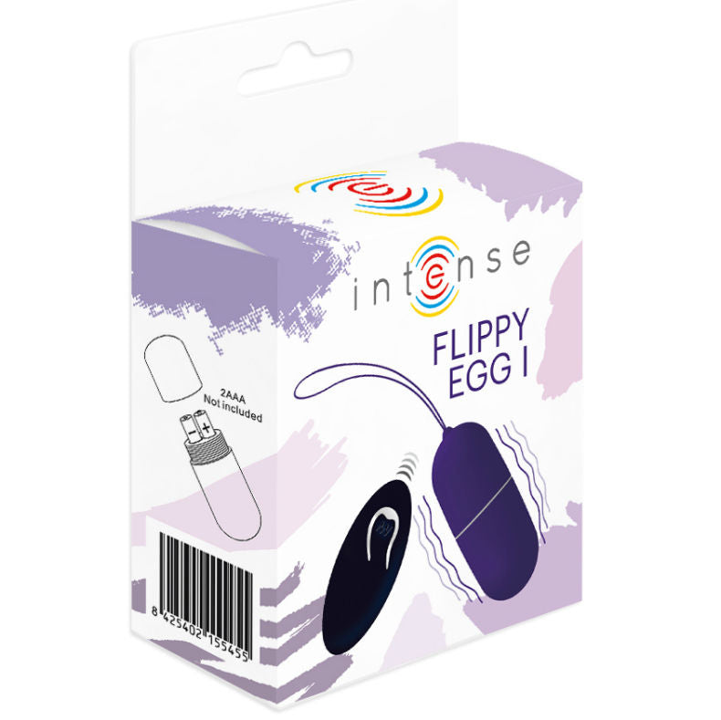INTENSE - FLIPPY I VIBRATING EGG WITH REMOTE CONTROL PURPLE - Kink&Play