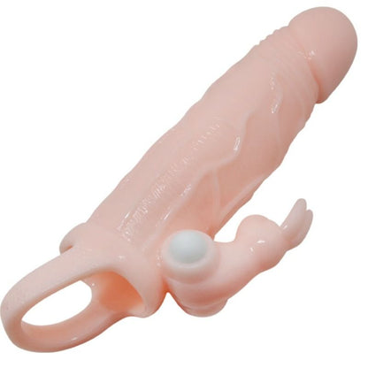 BAILE - BRAVE MAN PENIS COVER WITH RABBIT AND DOUBLE ENGINE FLESH 16.5 CM - Kink&Play