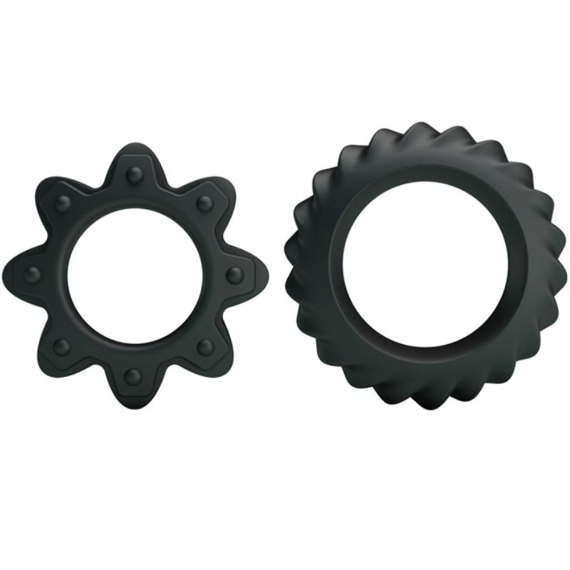 BAILE - KIT 2 RING FLOWERING SILICONE RINGS - Kink&Play