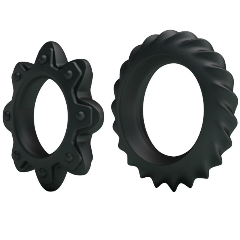 BAILE - KIT 2 RING FLOWERING SILICONE RINGS - Kink&Play