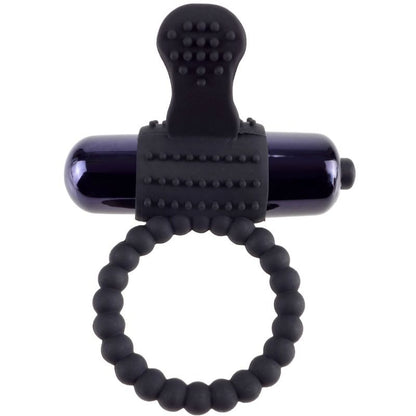 FANTASY C-RINGZ - BLACK SILICONE VIBRATING RING - Kink&Play