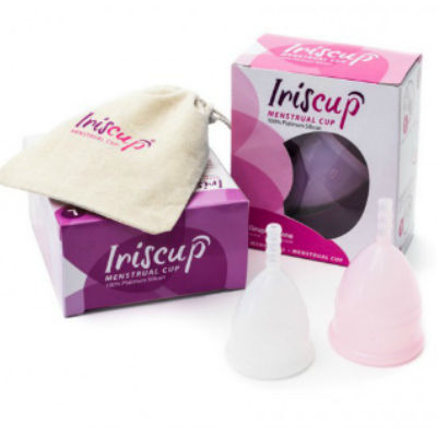 IRISCUP - SMALL PINK MONTH CUP A + FREE STERILIZER BAG - Kink&Play