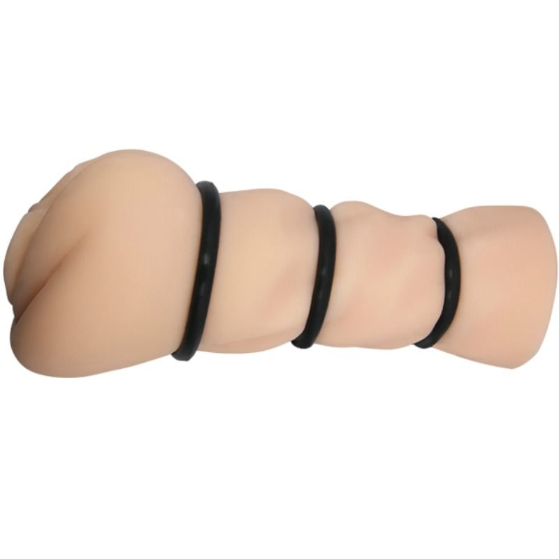 CRAZY BULL - VAGINA MASTURBATOR WITH RINGS - Kink&Play