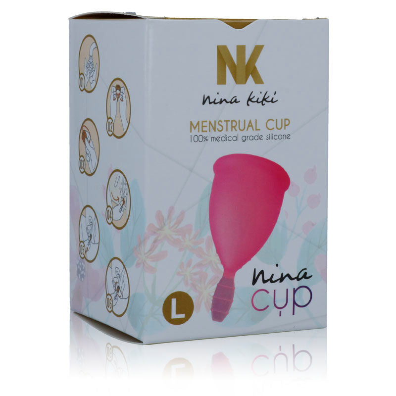 NINA KIKÍ - MENSTRUAL CUP PINK - SIZE L - Kink&Play