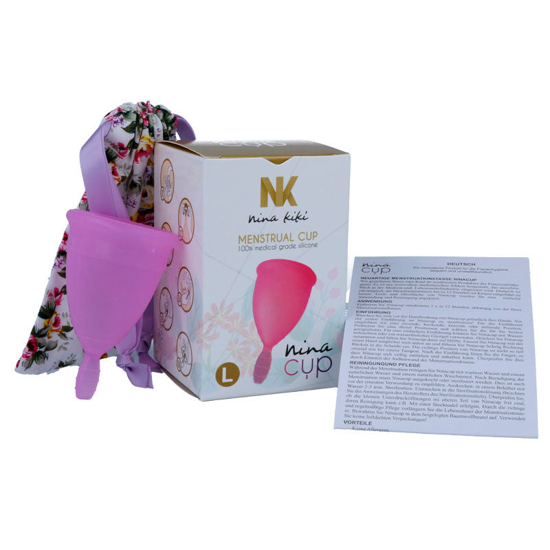 NINA KIKÍ - MENSTRUAL CUP PURPLE - SIZE L - Kink&Play