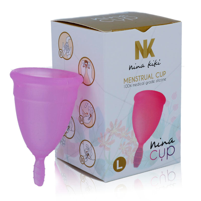 NINA KIKÍ - MENSTRUAL CUP PURPLE - SIZE L - Kink&Play