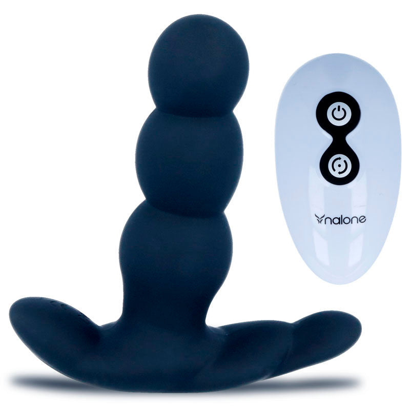 NALONE - PEARL ANAL VIBRATOR REMOTE CONTROL BLACK - Kink&Play
