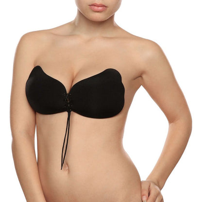 BYE-BRA - LACE-IT ENHANCEMENT PUSH-UP BLACK CUP B - Kink&Play